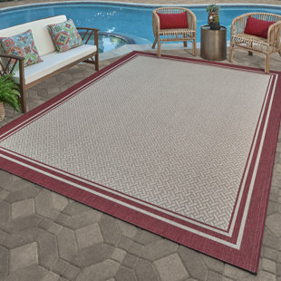 G.A. GERTMENIAN & SONS Paseo Flat Weave Indoor / Outdoor Fade Resistant Area Rug