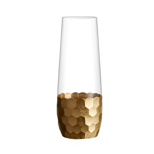FITZ AND FLOYD Daphne 9.5 oz. Glass Flute (Set of 4)