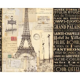 Magic Slice Plastic Paris Collage Cutting Board