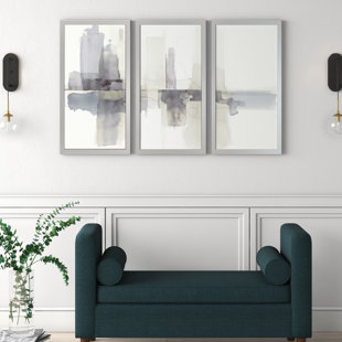 MERCURY ROW® " Improvisation II Gray " 3 - Pieces