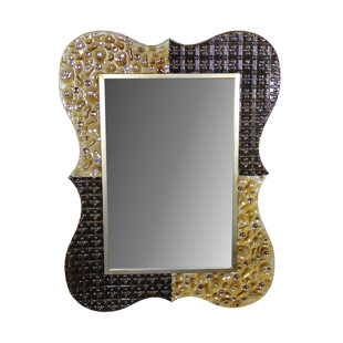 ESSENTIAL DÉCOR & BEYOND, INC Asymmetrical Metal Wall Mirror