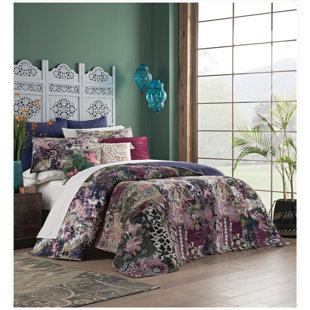 TRACY PORTER Paloma Traditional Cotton Abstract Quilt