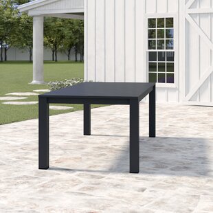 WADE LOGAN® Amazonia Outdoor Patio Ammelie Aluminum Rectangular Dining Table