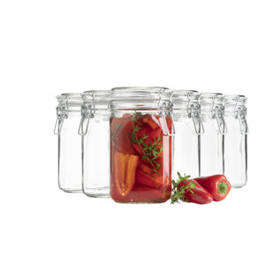 MÄSER Gothika Glass Jar - Set of 6 (Set of 6)