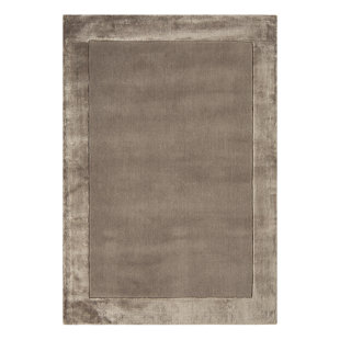 BRAYDEN STUDIO Gabriela Solid Colour Hand Woven Area Rug