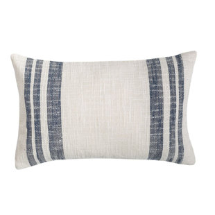 CAROL & FRANK Evergreen Toile Striped Throw Pillow
