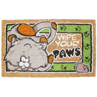 J AND M HOME FASHIONS Non-Slip Outdoor Doormat