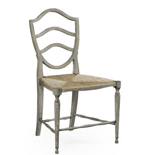 JONATHAN CHARLES FINE FURNITURE William Yeoward Solid Wood Ladder Back Side Chair