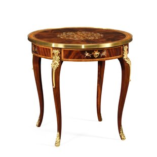 JONATHAN CHARLES FINE FURNITURE Regency Solid Wood End Table with Storage