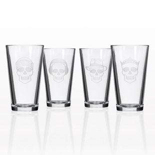 ROLF GLASS Numbskulls 4 Piece 16 oz. Drinking Glass (Set of 4)