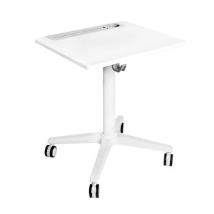 SEVILLE CLASSICS AIRLIFT® Airlift® 26'' W Adjustable Height Rolling Laptop Desk Stand with Wheels