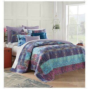 TRACY PORTER Juniper Traditional Cotton Woven Patchwork Quilt