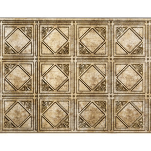 INNOVERA DECOR BY PALRAM Artnouvo 18.5" x 24.3" Vinyl Wall Paneling