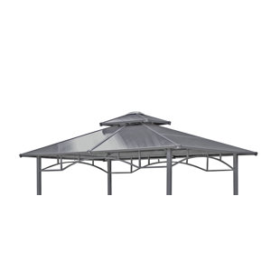 Fowler Dakota Fields Brown Plastic Roof for Gazebo