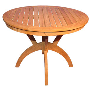 REGAL TEAK Round Teak Outdoor Dining Table