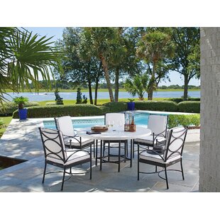 TOMMY BAHAMA OUTDOOR 6 - Piece Dining Set with Sunbrella Cushions