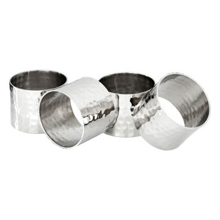 CANORA GREY Metal Napkin Ring (Set of 4)