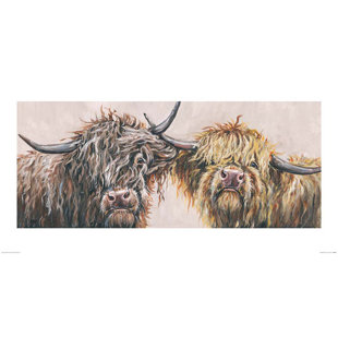 ART GROUP Nosey Cows by Louise Brown - Print