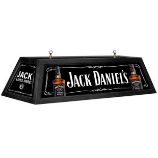JACK DANIEL'S LIFESTYLE PRODUCTS 4 - Light Black Pool Table Lights Pendant
