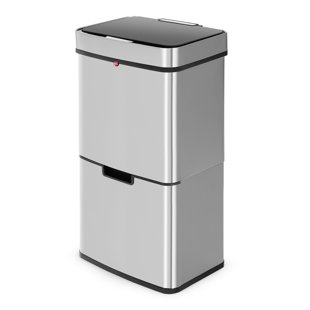 HAILO USA INC. Oko Steel Motion Sensor Recycling Bin - 18.5 Gallons