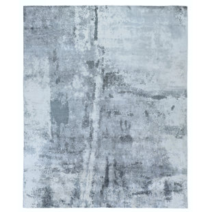 EXQUISITE RUGS Reflections Viscose Abstract Rug