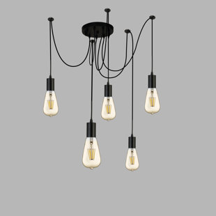 GEORGE OLIVER Almaden 5-Light Bulb Pendant
