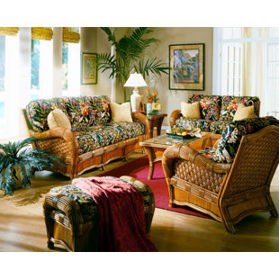 BAY ISLE HOME™ Homewood 6 Piece Conservatory Living Room Set