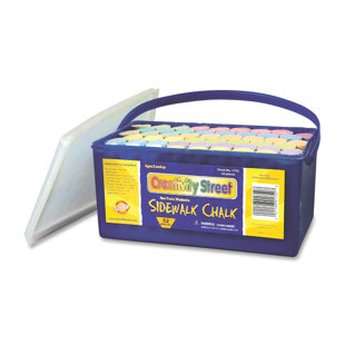 CHENILLE KRAFT COMPANY Washable Sidewalk Chalk (Set of 52)