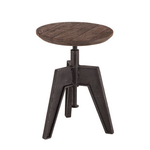 WILLISTON FORGE Swivel Adjustable Height Counter Stool with Metal Frame