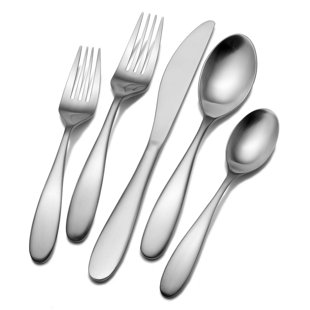Towle Living Alpine 42-Piece Stainless Steel Flatware Set, Service for 8