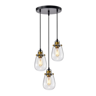 WILLISTON FORGE Orcutt 3 - Light Cluster Pendant