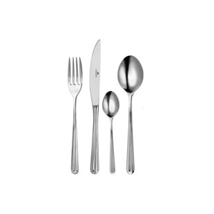 MaximaHouse Piano Stainless Steel Flatware Set - Service for 6