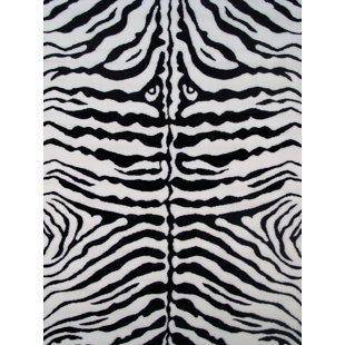 INDIGO SAFARI Marcellus Black, White Rug
