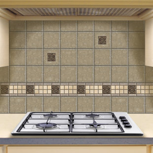 PARVATILE 4" x 4" Metal Concrete Look Wall & Floor Tile