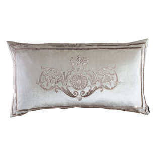 LILI ALESSANDRA Paris Appliqued Feather Throw Pillow