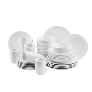MÄSER Barca 30 Piece Porcelain China Dinnerware Set - Service for 6