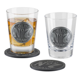 JACK DANIEL'S LIFESTYLE PRODUCTS 12oz. Whiskey Glass Set (Set of 2)