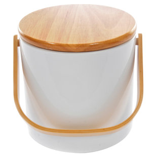 MR ICE BUCKET Beachwood White 3 Quart Ice Bucket