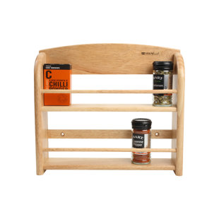 T&G WOODWARE LTD Scimitar 12 Jar Spice Wall Rack