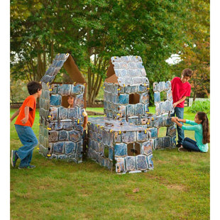 MAGIC CABIN 16 Piece Fantasy Forts Castle Playhouse Set