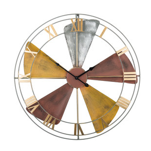 WILLISTON FORGE Analoge Wanduhr Ximena XXL 60 cm