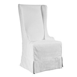 PADMAS PLANTATION Beaches Cotton Box Cushion Wingback Slipcover