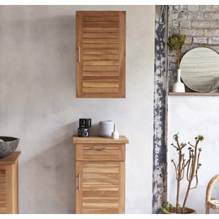 TIKAMOON Soho Solid Wood Wall Bathroom Cabinet