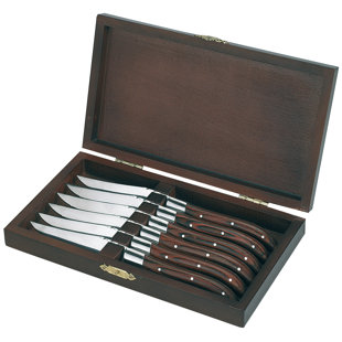 Amefa USA Corp 6 Piece High Carbon Stainless Steel Steak Knife Set