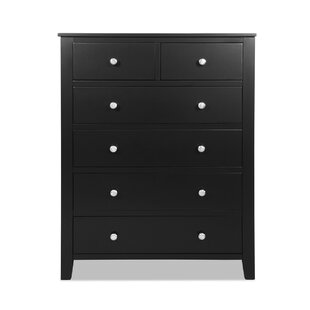 WROUGHT STUDIO Huenna 6 Drawer 80Cm W Chest of Drawers