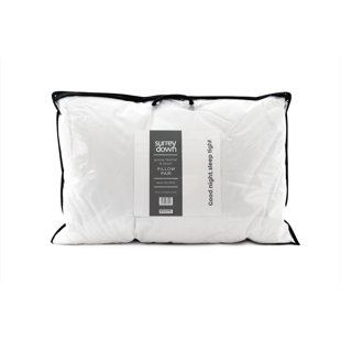 SURREY DOWN Home Range Goose Feather & Down Pillow Pair