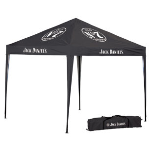 JACK DANIEL'S LIFESTYLE PRODUCTS 10 Ft. W x 10 Ft. D Steel Pop-up Canopy