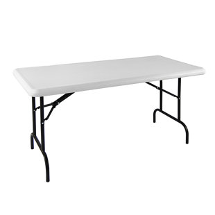 ICEBERG ENTERPRISES Plastic Rectangular Portable Folding Table