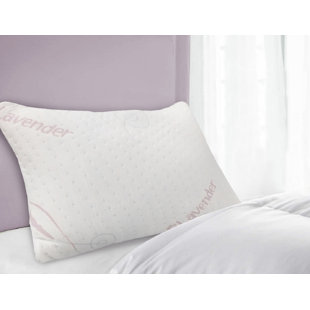 LINEN DEPOT DIRECT Lavender Cover Memory Foam Pillow