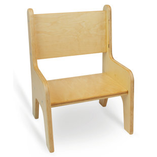 WHITNEY BROTHERS® Kids 7'' Wood Desk Or Activity Chair Chair and Ottoman